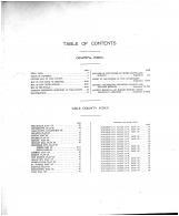 Table of Contents, Cole County 1914